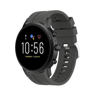 Strap-it Fossil Gen 5 extreme silicone band (donkergrijs)