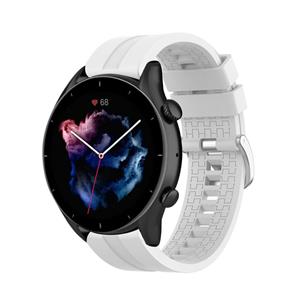 Strap-it Amazfit GTR 3 (Pro) extreme silicone band (wit)