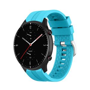 Strap-it Amazfit GTR 2 extreme silicone band (lichtblauw)