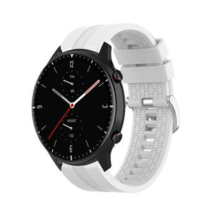 Strap-it Amazfit GTR 2 extreme silicone band (wit)
