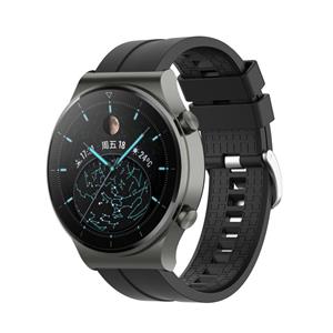 Strap-it Huawei Watch GT 2 Pro extreme silicone band (zwart)