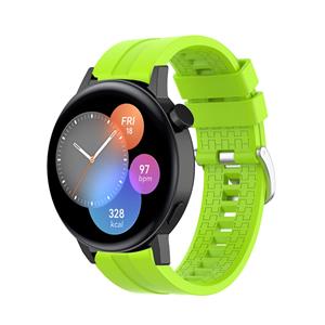 Strap-it Huawei Watch GT 3 42mm extreme silicone band (lime)