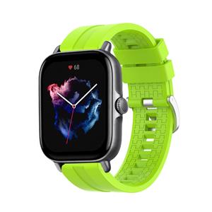 Strap-it Amazfit GTS 3 extreme silicone band (lime)