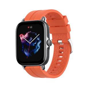 Strap-it Amazfit GTS 3 extreme silicone band (oranje)