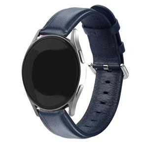 Strap-it Polar Vantage M leren bandje (donkerblauw)