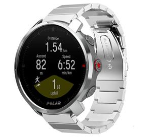 Strap-it Polar Grit X metalen bandje (zilver)