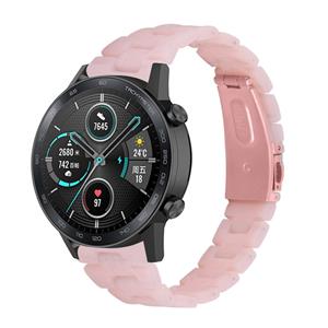 Strap-it Honor Magic Watch 2 resin band (roze)
