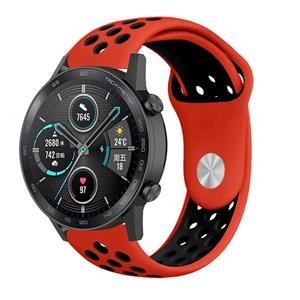 Strap-it Honor Magic Watch 2 sport band (rood/zwart)