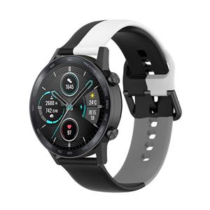 Strap-it Honor Magic Watch 2 triple sport band (zwart-wit-grijs)