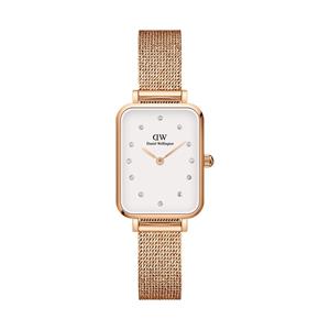 danielwellington Daniel Wellington DW Watch Quadro Lumine Pressed Melrose 20x26mm Rose Gold