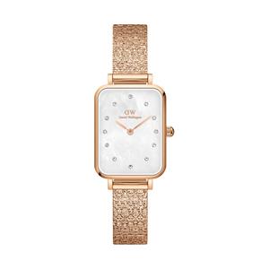 danielwellington Daniel Wellington DW Watch Quadro Lumine Pressed Piano 20x26mm Rose Gold