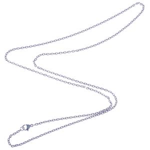 LGT JWLS LGT Jewels Jasseron koord ketting Zilver 2mm-60cm