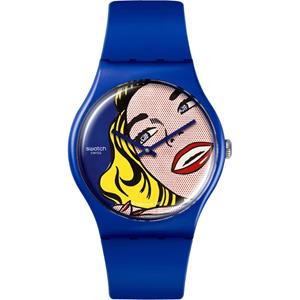 Swatch Specials SUOZ352 Girl by Roy Lichtenstein horloge