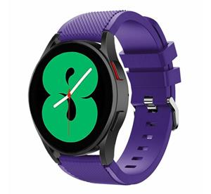 Strap-it Samsung Galaxy Watch 4 - 44mm siliconen bandje (paars)