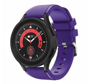 Strap-it Samsung Galaxy Watch 5 Pro siliconen bandje (paars)