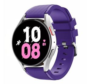 Strap-it Samsung Galaxy Watch 5 - 44mm siliconen bandje (paars)
