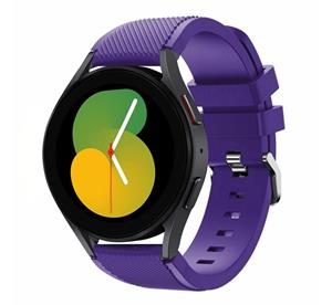 Strap-it Samsung Galaxy Watch 5 - 40mm siliconen bandje (paars)