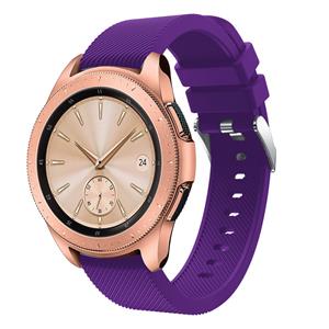Strap-it Samsung Galaxy Watch siliconen bandje 42mm (paars)