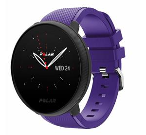 Strap-it Polar Ignite 3 siliconen bandje (paars)