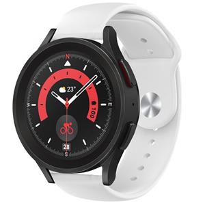 Strap-it Samsung Galaxy Watch 5 Pro sport band (wit)