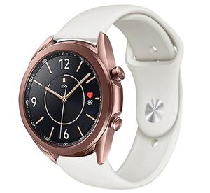 Strap-it Samsung Galaxy Watch 3 sport bandje 41mm (wit)