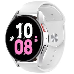 Strap-it Samsung Galaxy Watch 5 - 44mm sport band (wit)