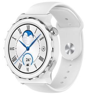 Strap-it Huawei Watch GT 3 Pro 43mm sport band (wit)