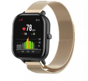 Strap-it Xiaomi Amazfit GTS Milanese band (champagne)