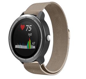 Strap-it Garmin Vivoactive 3 Milanese band (champagne)