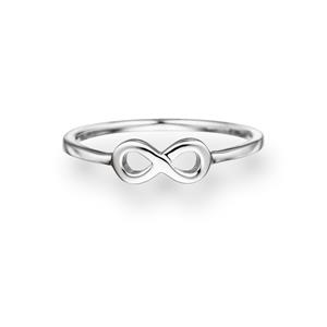 Glanzstücke München Zilveren ring Infinity Sterling zilver in Zilver