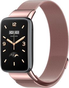 Strap-it Xiaomi Smart Band 7 Pro Milanese band (roze)