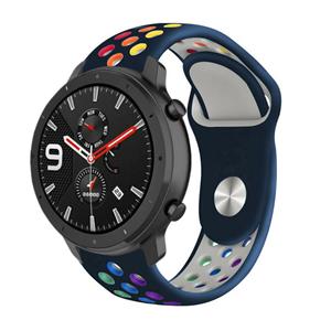 Strap-it Xiaomi Amazfit GTR sport band (kleurrijk donkerblauw)