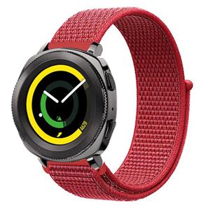 Strap-it Samsung Gear Sport nylon band (rood)