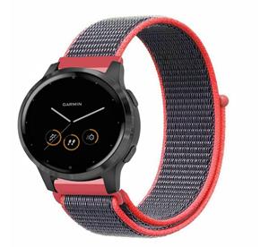 Strap-it Garmin Vivoactive 4s nylon band - 40mm - bright powder