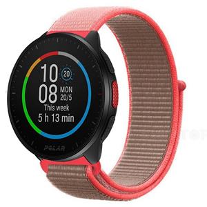Strap-it Polar Pacer nylon band (neon pink)