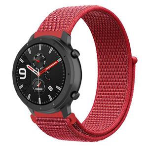 Strap-it Xiaomi Amazfit GTR nylon band (rood)