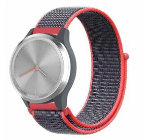 Strap-it Garmin Vivomove 3s nylon band - 39mm - bright powder