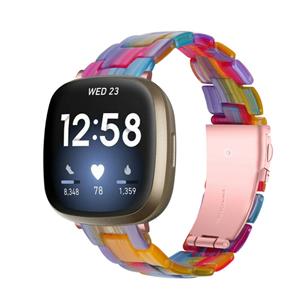 Strap-it Fitbit Sense resin band (kleurrijk)