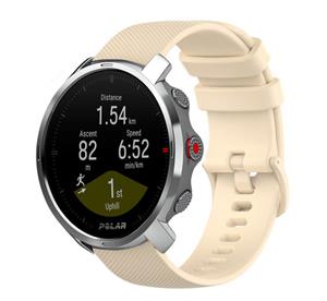 Strap-it Polar Grit X siliconen bandje (beige)