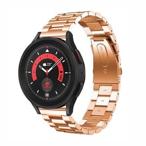 Strap-it Samsung Galaxy Watch 5 Pro stalen band (rosé goud)