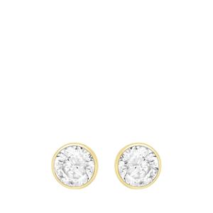 Lucardi Oorbellen 9 Karaat - goudkleurig