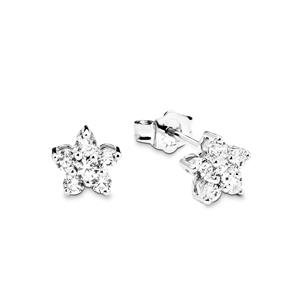 amor Oorbellen voor dames, 925 Sterling zilver, zirkonia synth.