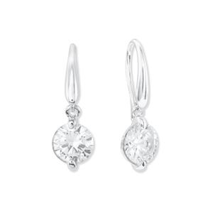 amor Oorbellen voor dames, 925 Sterling zilver, zirkonia synth.