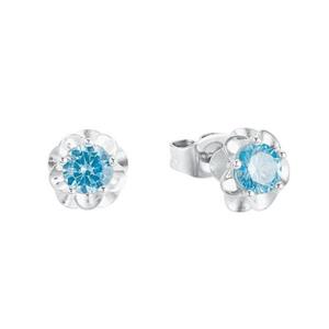 amor Oorbellen voor dames, 925 Sterling zilver, zirkonia synth.