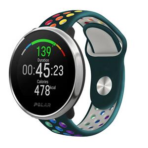 Strap-it Polar Unite sport band (dennengroen/kleurrijk)