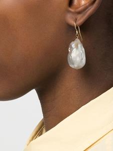 Jil Sander Oorbellen met parels - Wit