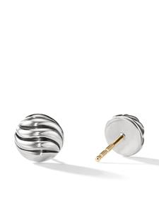 David Yurman Oorbellen met gegraveerd sterling zilver