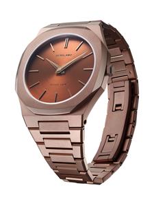 D1 Milano Ultra Thin horloge - Bruin