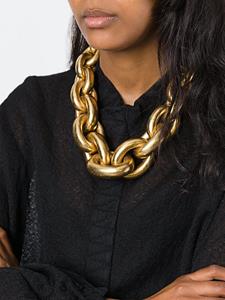 Monies Halsketting met schakels - Metallic