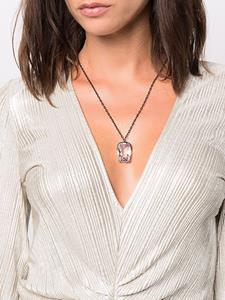 Swarovski Halsketting verfraaid met  kristallen - Beige